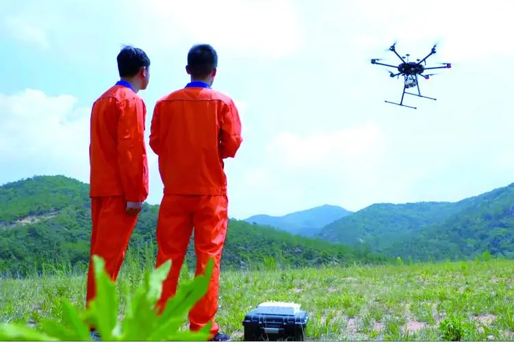 潜江经济开发区无人机倾斜摄影巡检拍摄